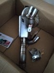 The QD Decat mid pipe at last...5pm 5 July....only 2 months since ordered..jpg