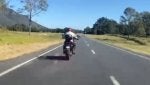 Thats me out in front....... taken from a very shaky video......jpg